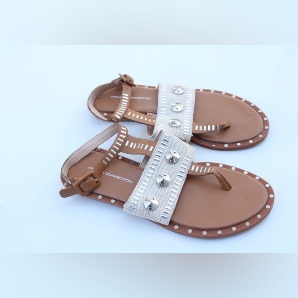 French Connection studded sandals